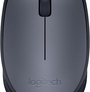 Logitech M170 Wireless Mouse, 2.4 GHz with USB Nano Receiver - Grey